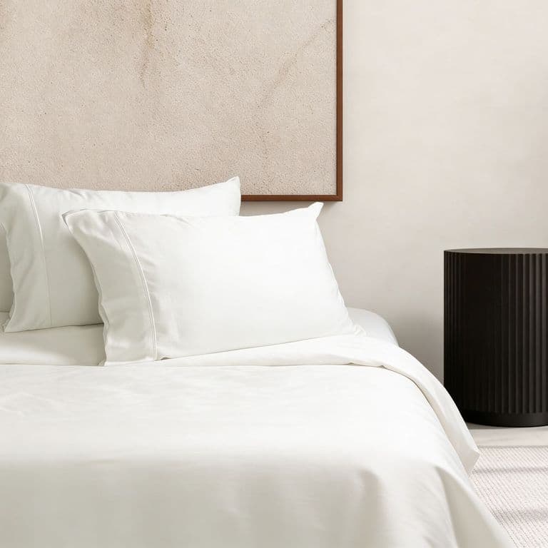 Set Funda de Plumon Premium 100% Bambu Organico 300 Hilos Ultra suaves Blanco KING