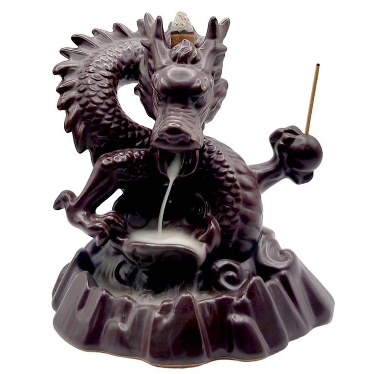 Cascada de Humo Dragon de Ceramica