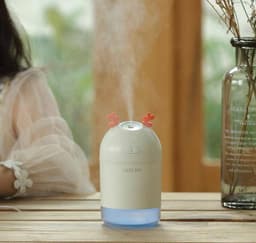 Humidificador ciervo 400 ml Blanco