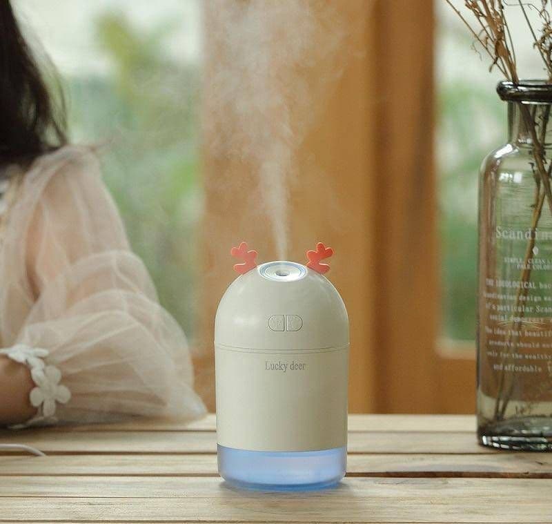 Humidificador ciervo 400 ml Blanco
