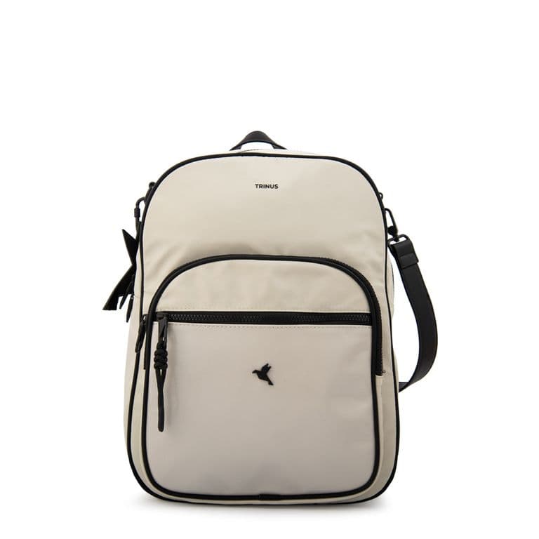 Mochila porta notebook carina grande gris claro Gris TALLA UNICA