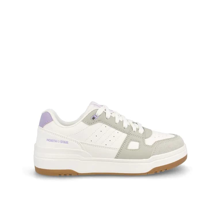 Zapatilla Nina Prime Blanco-Lila Blanco 35