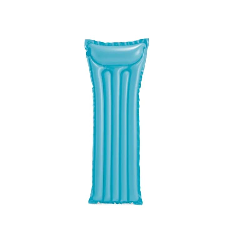 Colchoneta Inflable Lisa Economats Azul