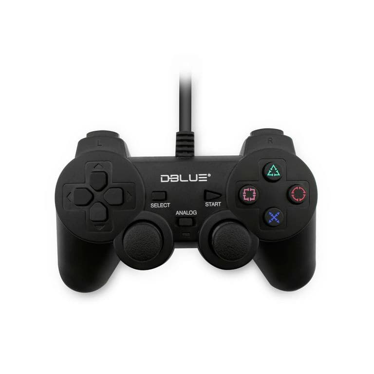 Joystick Usb Pc Con Vibracion Color Negro - Ps