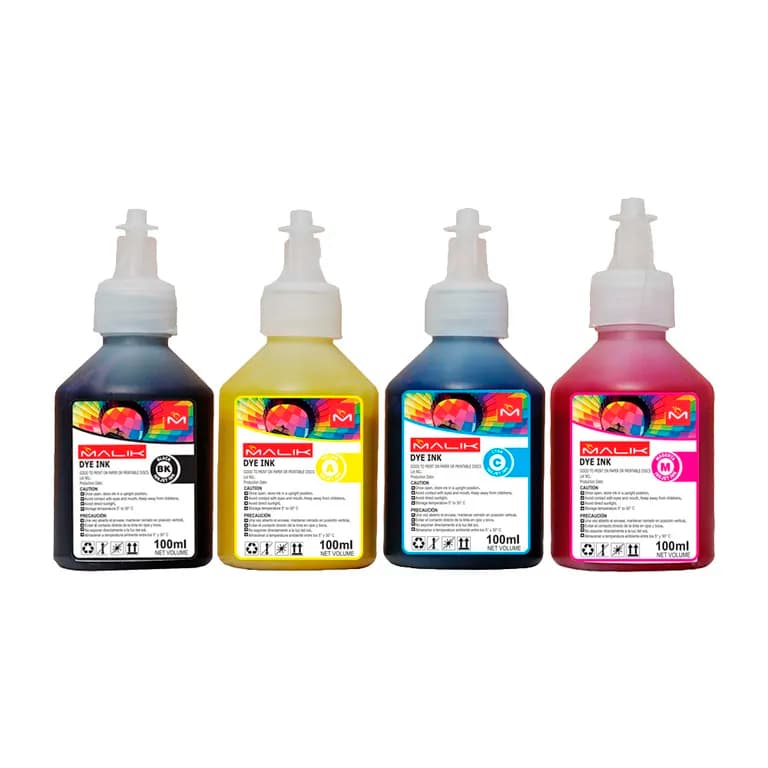 Pack 4 Tintas de 100 ml para Epsn E/tank L375