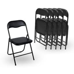 Set x6 Sillas Plegables Livianas y Portatiles Eventos