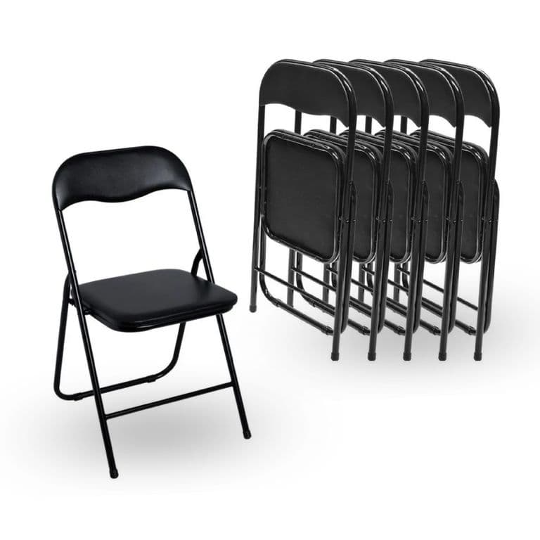 Set x6 Sillas Plegables Livianas y Portatiles Eventos