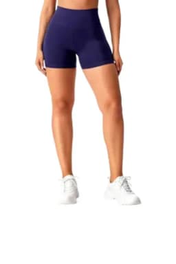 Short Algodon Corto. Tipo Calza, Mujer. Gym. Colegio 485 Negro S/M