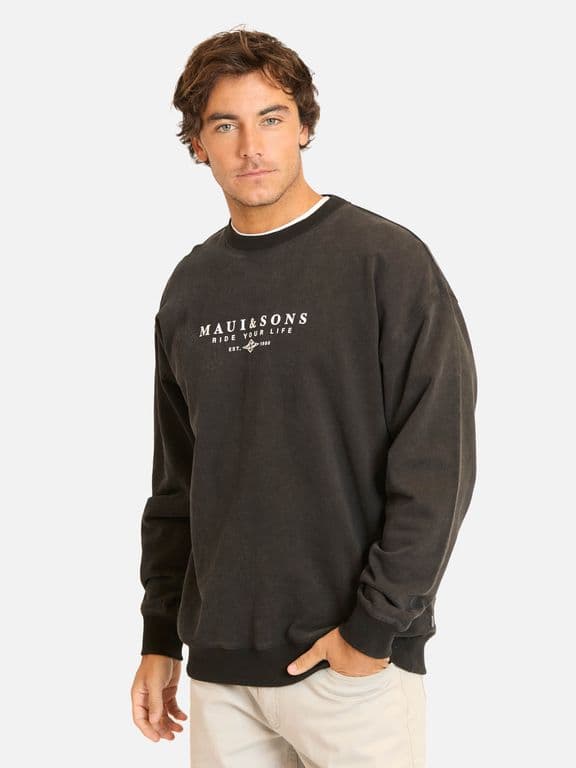 Poleron CR Oceandra Negro Hombre - Negro Negro S