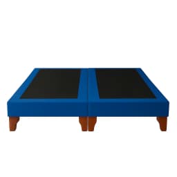 Base De Cama 2 Plazas Azul Francia