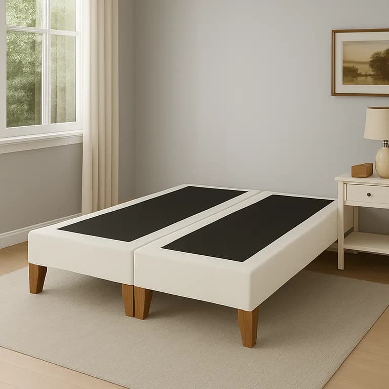 Base De Cama 2 Plazas Crudo