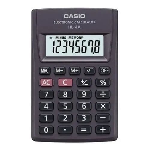 Calculadora Hl-4A color negro