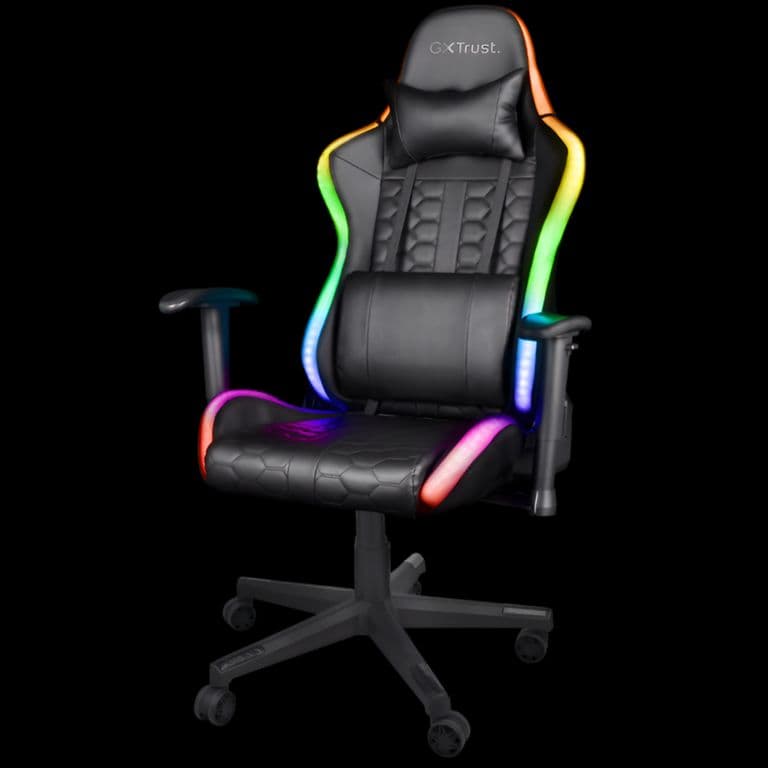 Silla Gamer Rizza FULL RGB Comfort Plus GXT 716