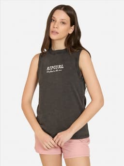 Polera MC Mistpass Negro Mujer - Negro Negro XS