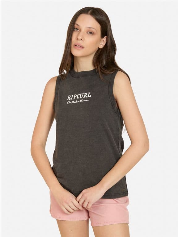 Polera MC Mistpass Negro Mujer - Negro Negro XS