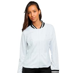 Poleron Deportivo Mujer Blanco L