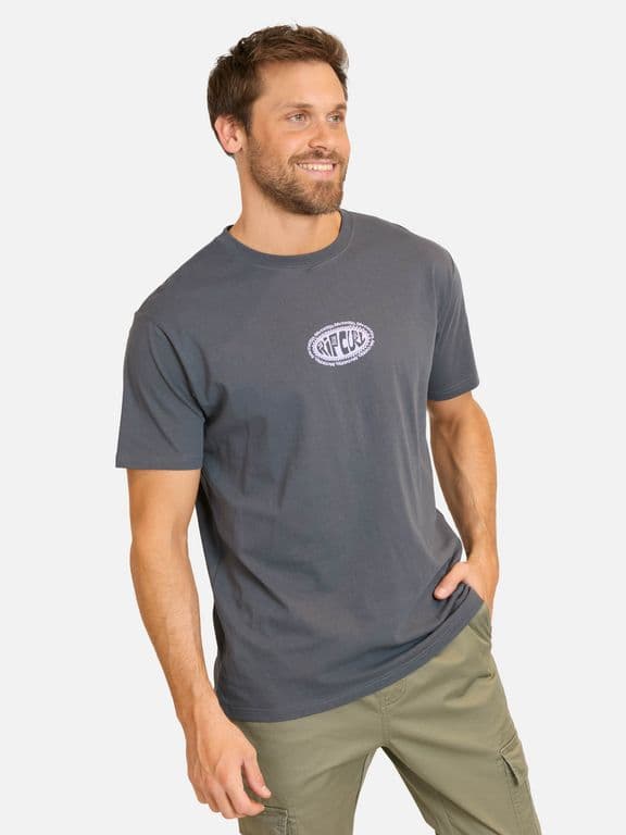 Polera MC Slide Gris Hombre - Gris Gris S