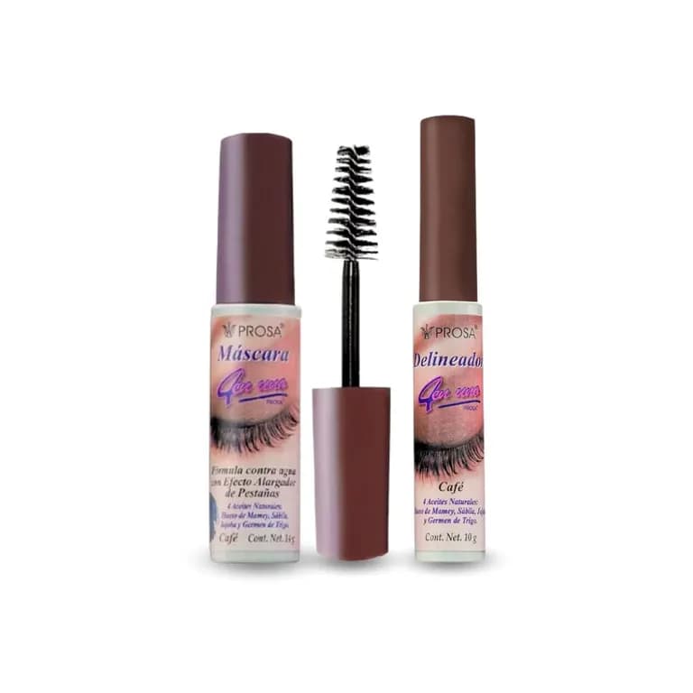 Pack Mascara de Pestanas & Delineador Cafe Prosa