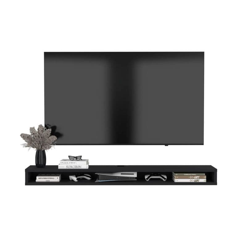 Panel Tv 75 80X15X29,6 Cm Negro