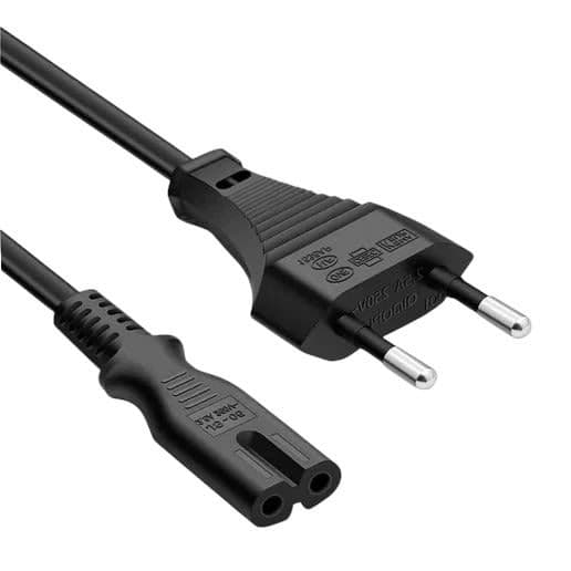 Cable de Poder 1.8mts - Tipo 8 C7 Enchufe Nacional