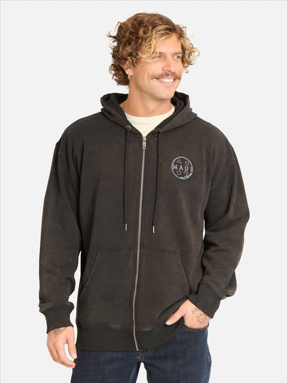 Poleron FZ Mauikore Negro Hombre - Negro Negro S