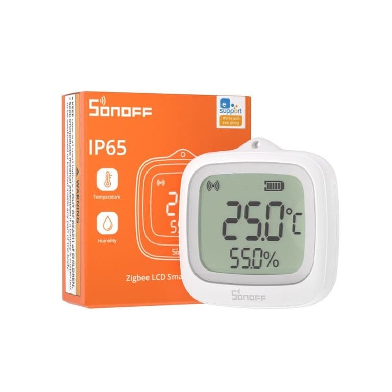 Sensor de Temperatura Humedad Zigbee SNZB-02WD IP65