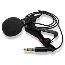 Microfono De Solapa Streaming Conector Trs 35mm - Ps