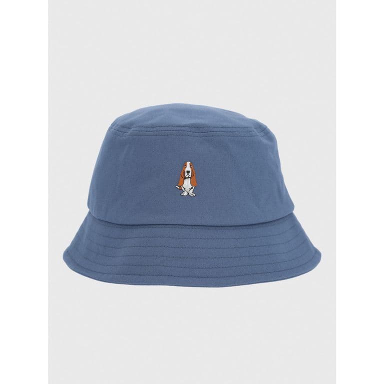 Gorro Algodon Organico Bucket Dog Azul Azul TALLA UNICA