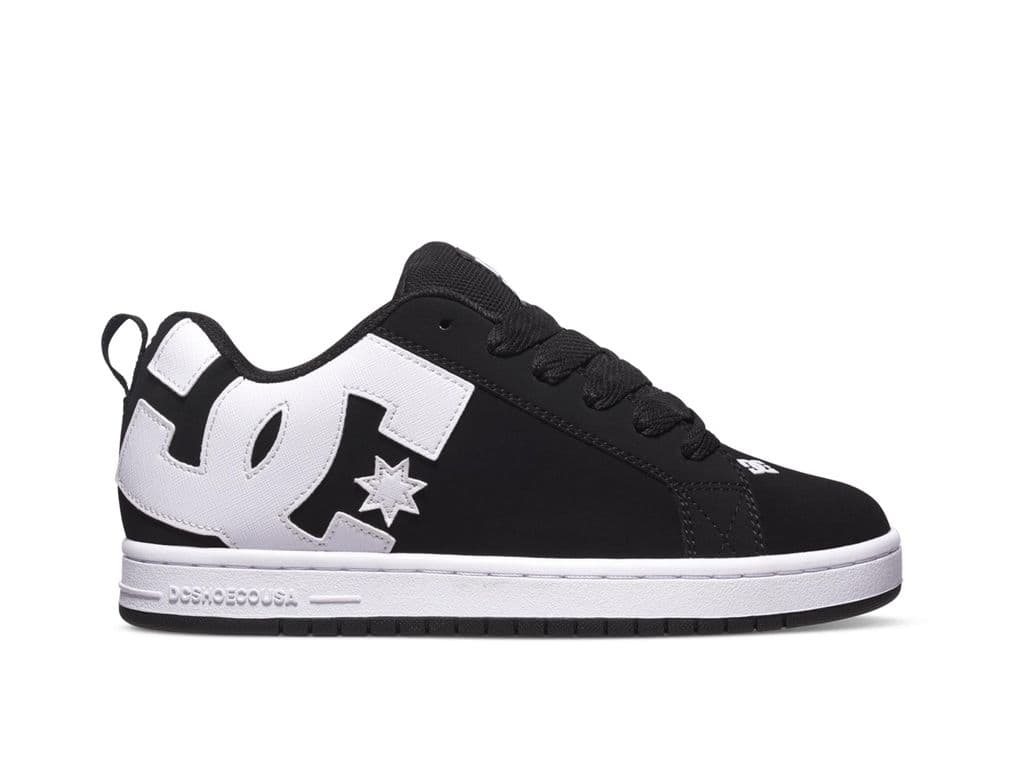 Zapatilla DC Court Graffik Hombre Negro Negro 39