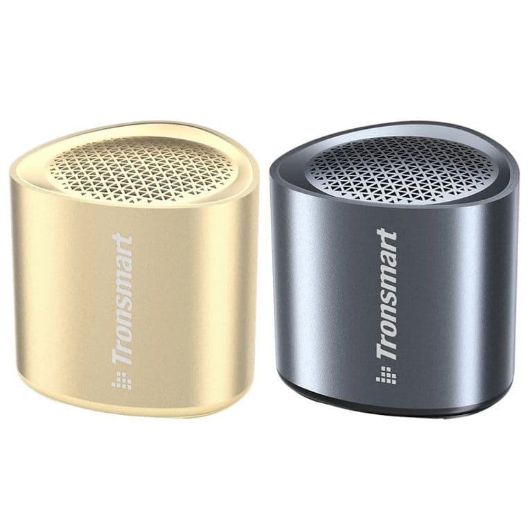 Set 2 Altavoz Bluetooth portatil recargable metalico 5 W IPX7 Nimo