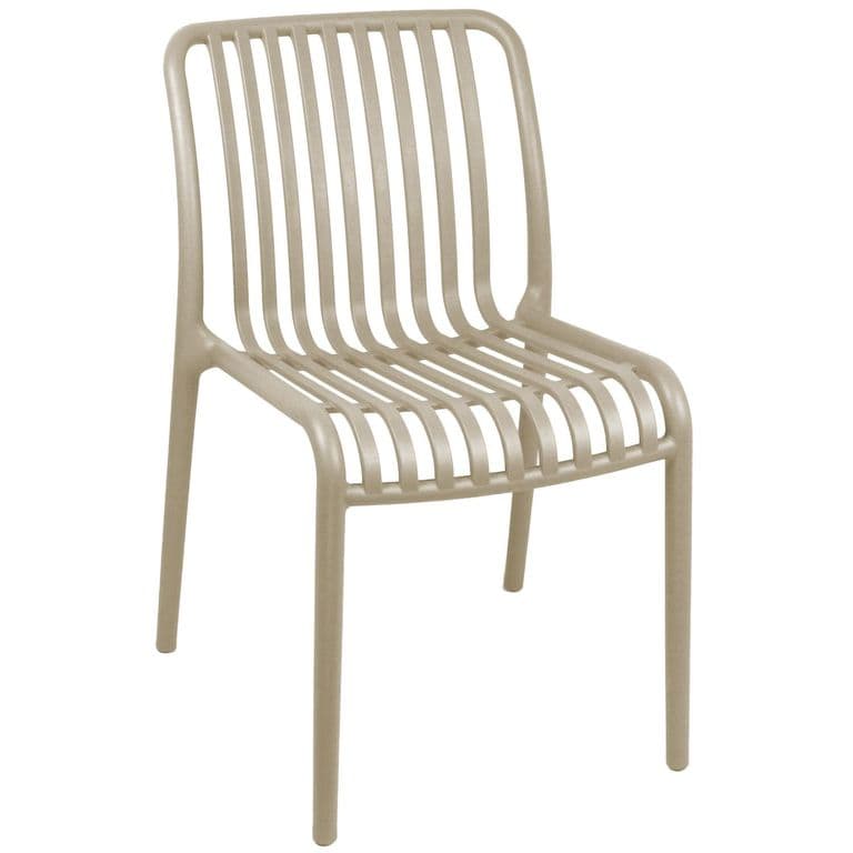 Silla Plastico Apilable Deco Bremen Beige