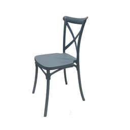 Silla Plastico Crossback Deco Copenhagen Azul ...