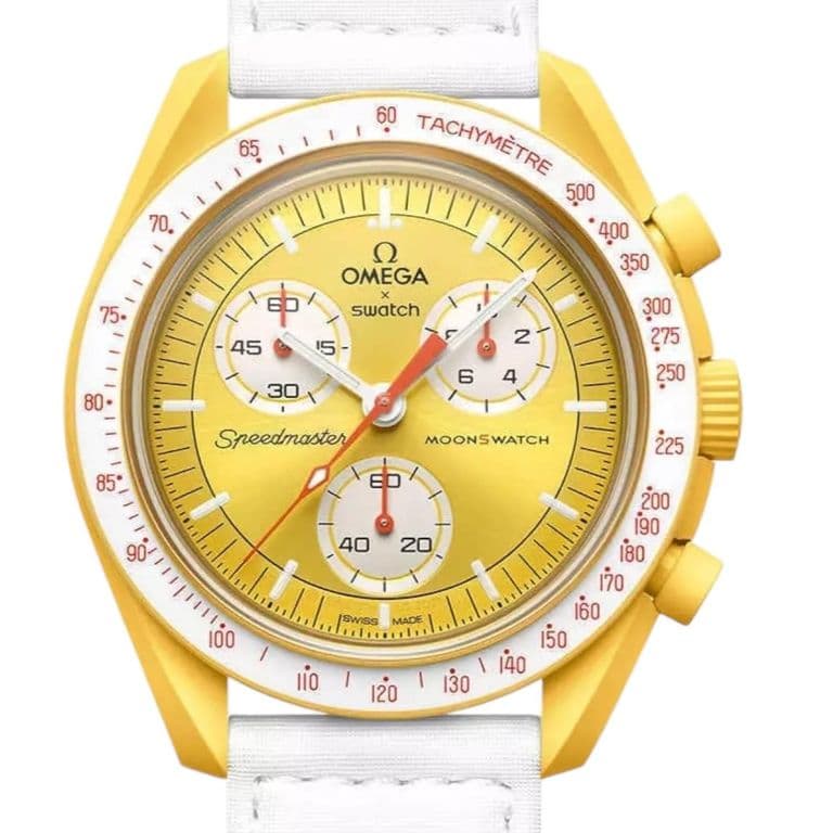 Reloj Unisex Moonswatch Sun SO33J100 Amarillo TALLA UNICA