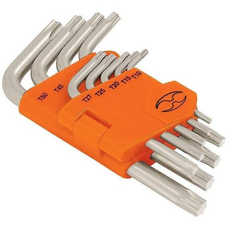 Juego De Llaves Torx 9 Piezas Acero Vanadio Profesion