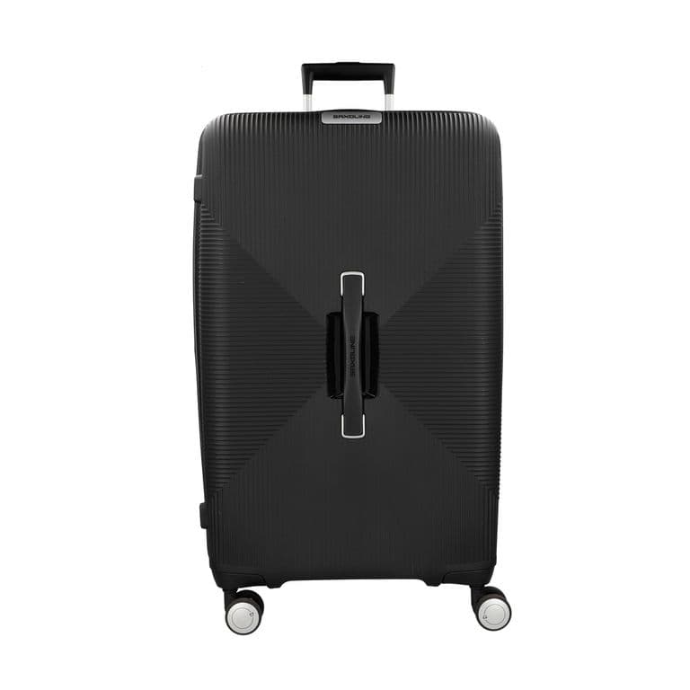 Maleta de Viaje Trunk Grande Negra Rigida Expandible Negro L