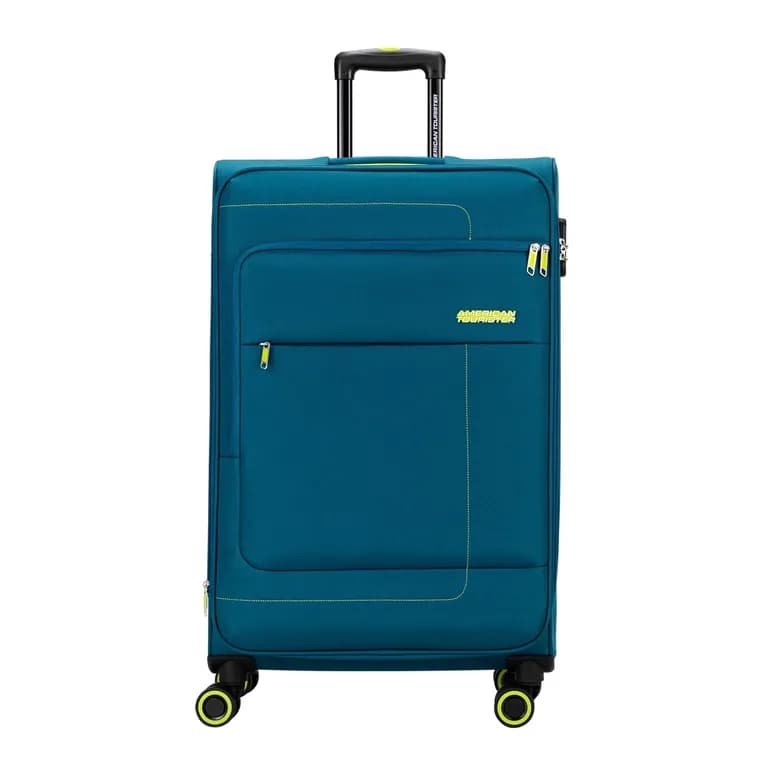 Maleta de Viaje Journify Grande Azul Blanda Expandible Azul L