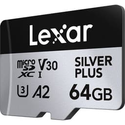 Memoria Silver Plus Micro Sdxc 64gb V30 A2 4k Uhd