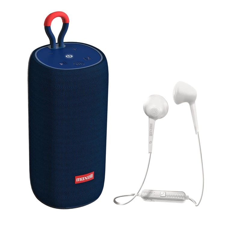 Parlante Bluetooth Portatil + Audifonos Bluetooth