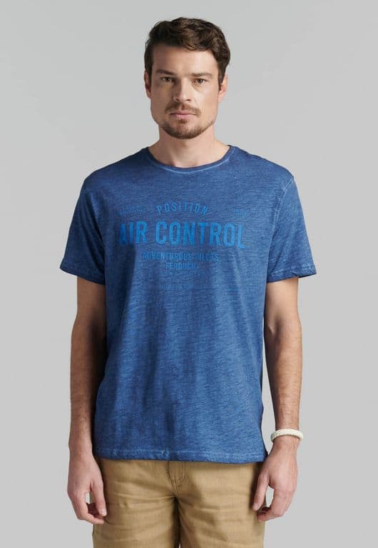 Polera Seattle Azul Azul S