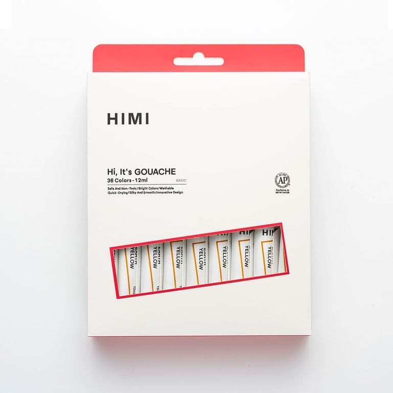 Set de 36 Tubos de Pintura Gouache 12ml