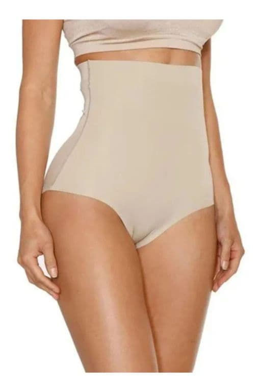 Calzon Faja Alto Invisible Reductor Modelador Cintura 872 Beige L