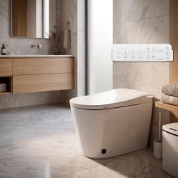 WC Inodoro Inteligente Apertura/Cierre Automatico Descarga a Piso 30 cm