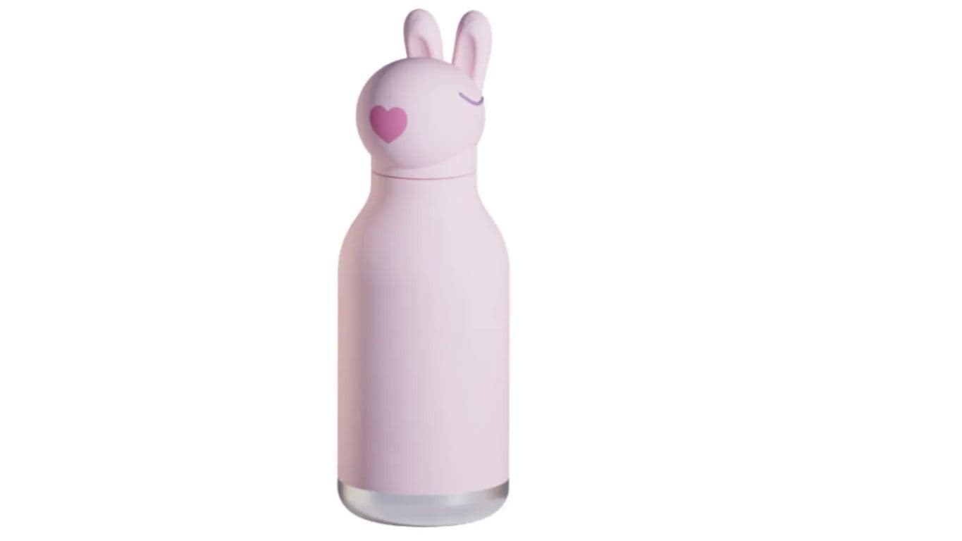 Botella Termica Bestie Conejo Rosado 460 ml
