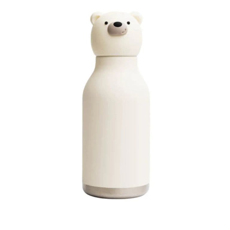 Botella Termica Bestie Oso Polar Beige 460 ml