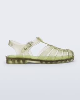 Sandalia Possession Verde Transparente Verde Lima 35