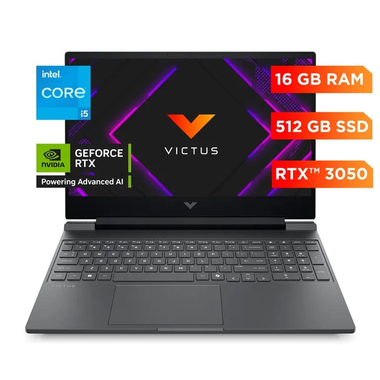 Notebook Gamer Victus 15-fa2014la Intel Core i5 16gb Ram 512gb Ssd RTX3050 6gb Windows 11 Home