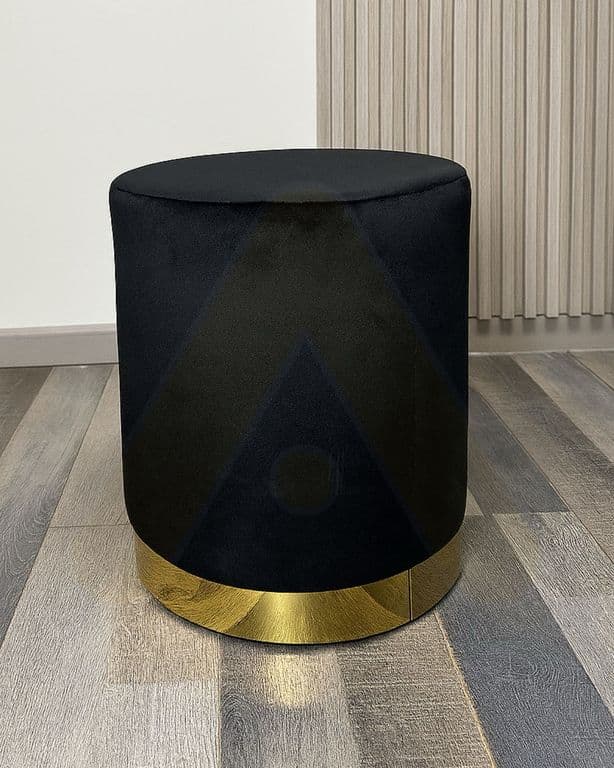 Puff Felpa Gold Olivia - Negro