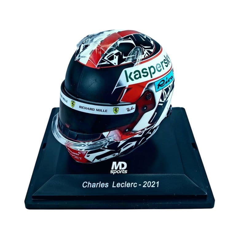 Casco Formula 1 Charles Leclerc Ferrari 2021 1:5