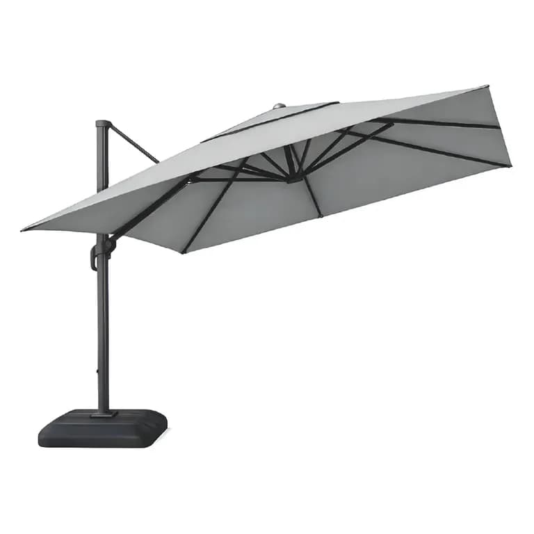 Quitasol Para Terraza Lateral Con Base Gris 360