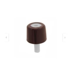 Tope de Puerta PVC Conico 30mm Cafe DVP